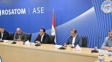 مدبولي يزور موقع بناء المحطة النووية في الضبعة