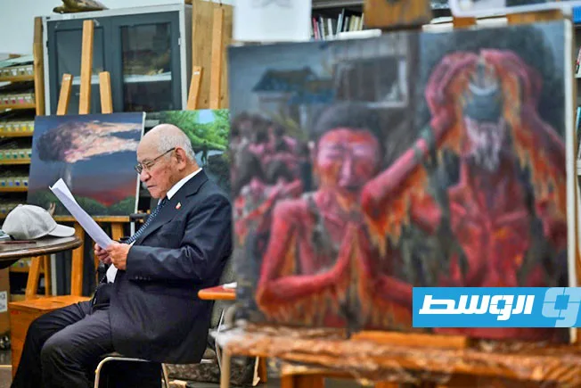مدرسة يابانية تعبر بالفن عن ذكريات الناجين من قنبلة هيروشيما النووية مدرسة يابانية تعبر بالفن عن ذكريات الناجين من قنبلة هيروشيما النووية