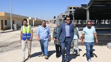 مسؤولو “جهاز العاشر” يراقبون تقدم إنشاء مدرسة النيل الدولية وتطور الوضع الإقليمي