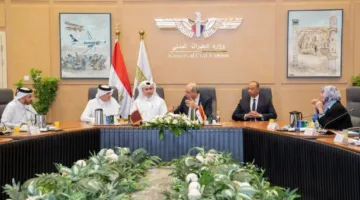 مشروع تعاون بين مصر وقطر لتحسين شبكات الطيران