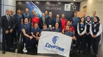 مصر للطيران تسهم في نقل فريق منتخب مصر المشارك في بطولة أفريقيا للكرة الطائرة.