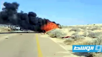 مصرع 4 أفراد وإصابة آخرين في حادث مرورى مروع شرق «رأس لانوف»