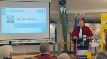 مصطفى التراب يُنَال درجة الدكتوراه الفخرية من جامعة إيكس مارسيليا