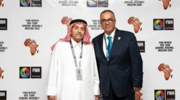 مصيلحي يلتقي برئيس الاتحاد العالمي لكرة السلة
