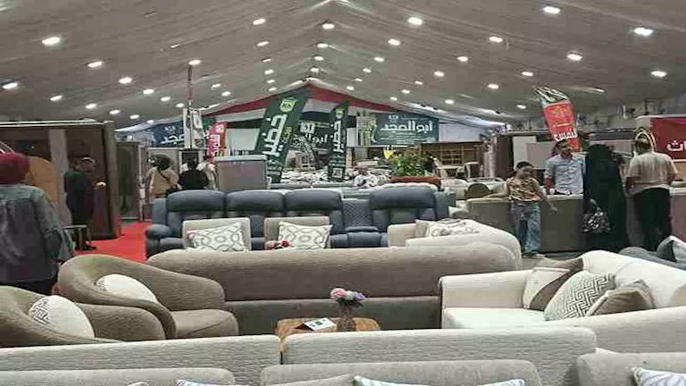 معرض “أثاثنا الدمياطي” يتيح تخفيضات بنسبة 30% لتجهيز العرائس في الشرقية معرض “أثاثنا الدمياطي” يتيح تخفيضات بنسبة 30% لتجهيز العرائس في الشرقية