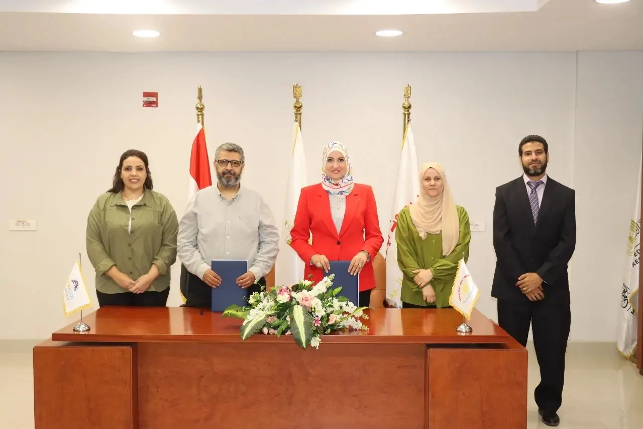 معهد بحوث الإلكترونيات يستضيف ورشة عمل حول الشركات التكنولوجية المتقدمة ويوقع اتفاقية تعاون مع Aria Ventures لتعزيز الابتكار وريادة الأعمال. معهد بحوث الإلكترونيات يستضيف ورشة عمل حول الشركات التكنولوجية المتقدمة ويوقع اتفاقية تعاون مع Aria Ventures لتعزيز الابتكار وريادة الأعمال.