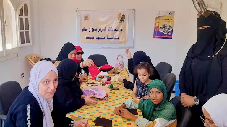 “معًا للوعي، نحفظها”.. جنوب سيناء تطلق مشروعًا لتعليم فن تطريز الإيتامين “معًا للوعي، نحفظها”.. جنوب سيناء تطلق مشروعًا لتعليم فن تطريز الإيتامين