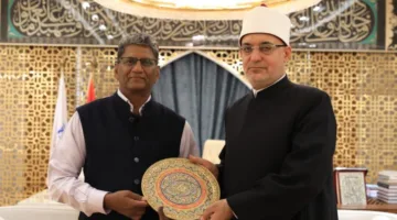 مفتي الجمهورية يستضيف سفير الهند لمناقشة التعاون الديني وطرق مكافحة التطرف