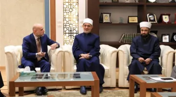 مفتي الجمهورية يستقبل وفدًا فلسطينيًا: القضية الفلسطينية ستبقى مركزية وراسخة في وجدان الأمة.