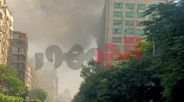 مقاطع فيديو حديثة لحريق سنترال رمسيس في منطقة الأزبكية بالقاهرة