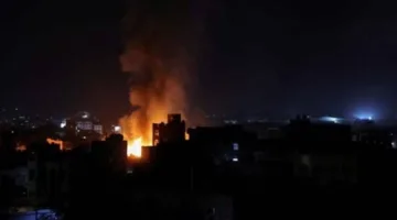 مقتل 4 فلسطينيين جراء غارات جوية للاحتلال الإسرائيلي استهدفت مخيمات نازحين في غزة