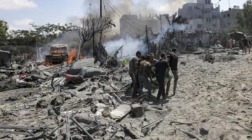 مقتل 8 فلسطينيين جراء غارة إسرائيلية على منزل في حي الزيتون جنوب غزة
