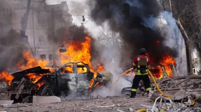 مقتل شخصين في عدوان روسي على أوكرانيا