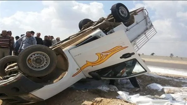 مقتل فتاة وإصابة 8 أفراد من عائلتها في حادث بالبحيرة مقتل فتاة وإصابة 8 أفراد من عائلتها في حادث بالبحيرة