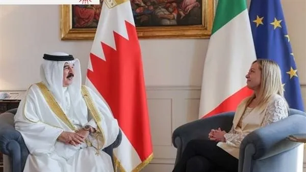 ملك البحرين يناقش مع رئيسة وزراء إيطاليا جهود التوصل إلى وقف إطلاق النار في غزة ملك البحرين يناقش مع رئيسة وزراء إيطاليا جهود التوصل إلى وقف إطلاق النار في غزة