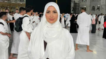 من أمام الكعبة، نسرين طافش تتشارك مع معجبيها أحدث إطلالة لها