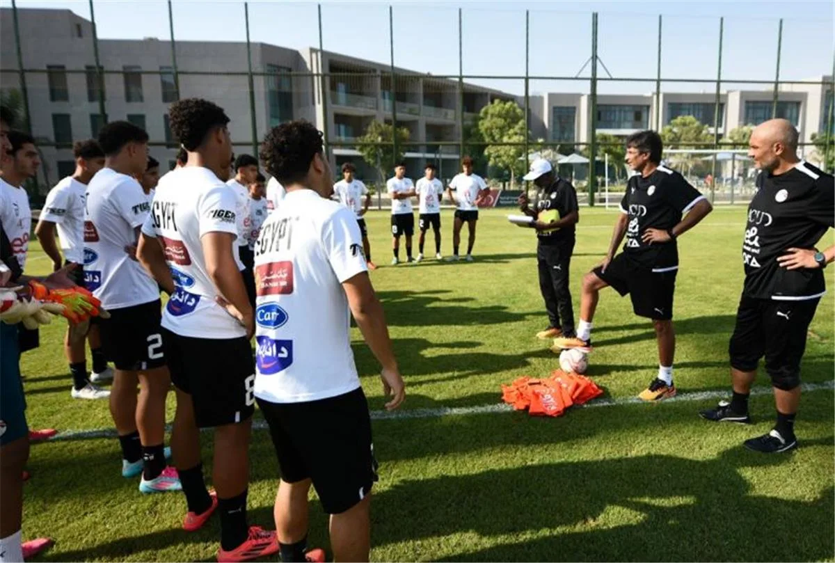منتخب مصر للناشئين يختتم تحضيراته لمباراة العبور قبل بطولة كأس العالم منتخب مصر للناشئين يختتم تحضيراته لمباراة العبور قبل بطولة كأس العالم