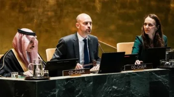 مندوب فلسطين في الأمم المتحدة: مؤتمر حل الدولتين تاريخي لأنه لا يتسامح مع حقوق شعبنا.