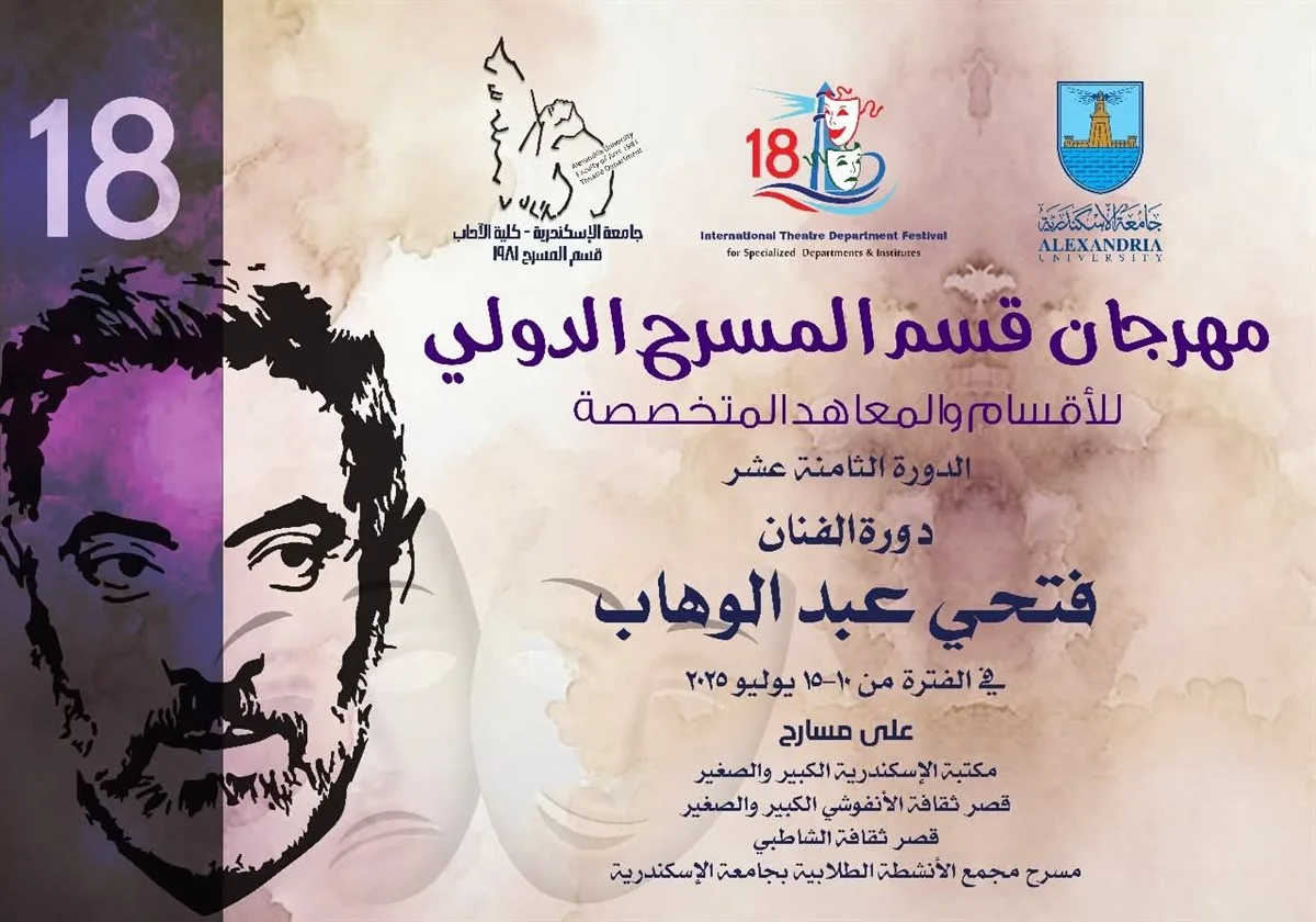 مهرجان المسرح الدولي للأقسام والمعاهد المتخصصة يعلن عن تشكيل اللجنة العليا للدورة الثامنة عشر. مهرجان المسرح الدولي للأقسام والمعاهد المتخصصة يعلن عن تشكيل اللجنة العليا للدورة الثامنة عشر.