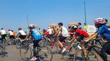مهرجان دراجات في الإسكندرية بمناسبة عيدها القومي