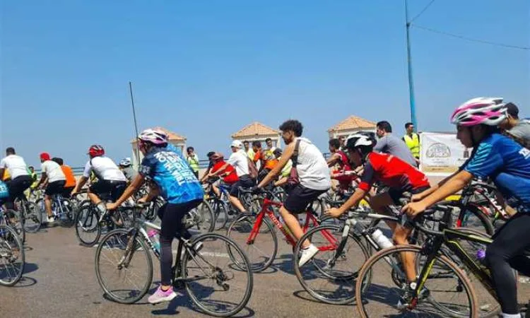 مهرجان دراجات في الإسكندرية بمناسبة عيدها القومي