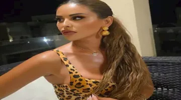 مي سليم تأسر الأنظار بإطلالة جريئة بفستان نمر (صور)