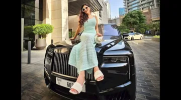 مي عمر تشد الأنظار من سيارتها الفاخرة.. وآراء الجمهور تتوالى