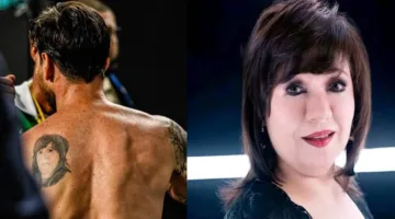 ميسي نقش صورتي على ظهره.. فنانة مصرية تثير الجدل على مواقع التواصل الاجتماعي
