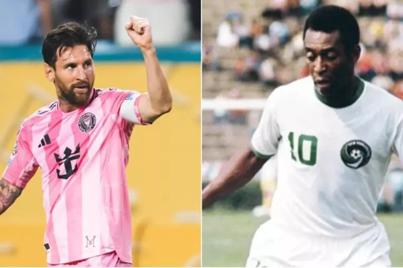 ميسي يكسر إنجاز بيليه في الرياضة الأمريكية