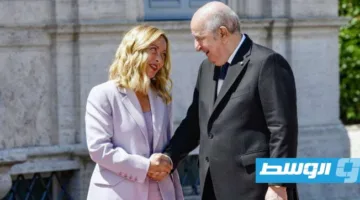 ميلوني: توافق مع الجزائر على أهمية استئناف العملية السياسية في ليبيا