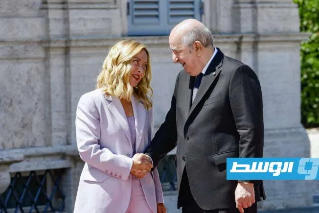 ميلوني: توافق مع الجزائر على أهمية استئناف العملية السياسية في ليبيا