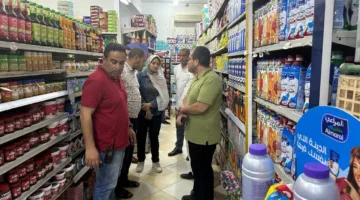 نائب محافظ القليوبية يقوم بجولة تفقدية بالتعاون مع هيئة الطب البيطري للتأكد من توفر السلع الاستراتيجية