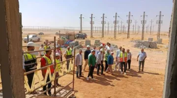 نائب وزير الكهرباء ورئيس الهيئة المصرية للنقل يزوران مشروعات محطتي الدلتا الجديدة