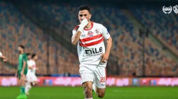 ناصر ماهر يسجل هدف التقدم للزمالك في الشوط الأول ضد «رع»