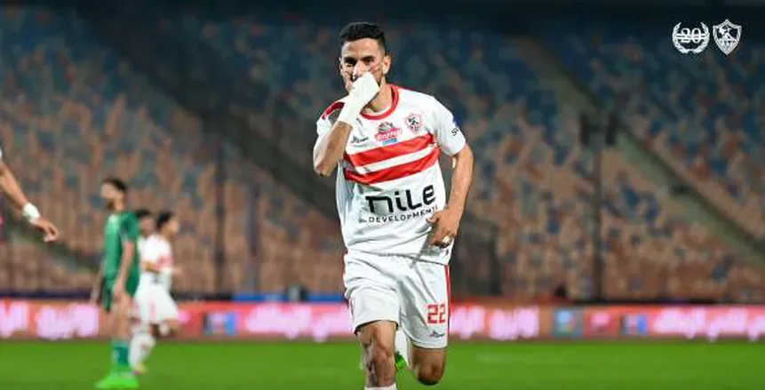 ناصر ماهر يسجل هدف التقدم للزمالك في الشوط الأول ضد «رع» ناصر ماهر يسجل هدف التقدم للزمالك في الشوط الأول ضد «رع»