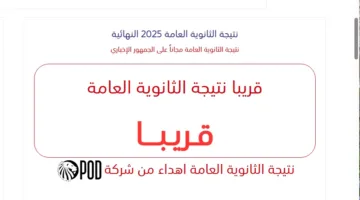 نتائج الثانوية العامة 2025 متاحة على موقع الجمهور خلال الساعات القادمة