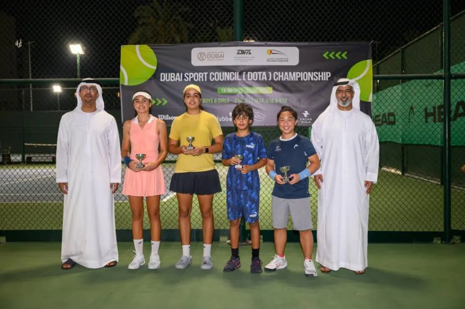 نجاح ساحق لبطولة دبي المفتوحة لأكاديميات التنس نجاح ساحق لبطولة دبي المفتوحة لأكاديميات التنس