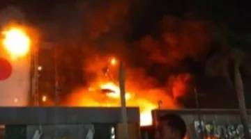 نشوب حريق في مركز “سيراميكا” التجاري بمدينة 6 أكتوبر