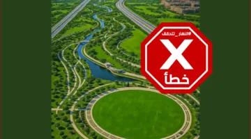هذه الصورة الجوية لحدائق العاصمة الإدارية الجديدة في مصر مزيفة – تحقق من الحقائق#