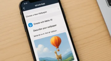 واتساب يقدم خاصية تصميم خلفيات للدردشات باستخدام الذكاء الاصطناعي لمستخدمي iOS