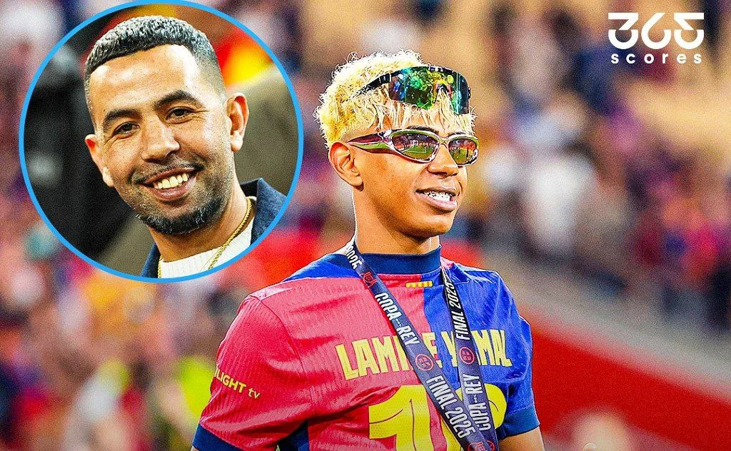 والد لامين يامال يتباهى أمام لوحة ابنه الفنية