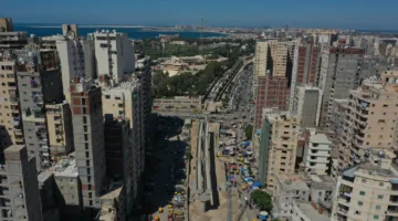 وزارة النقل تنشر أحدث الصور الجوية لمراحل تنفيذ مشروع المرحلة الأولى لمترو الإسكندرية