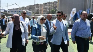 وزير الإسكان ومحافظ بني سويف يزوران مشروع توسيع محطة مياه الشرب في أشمنت