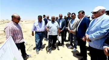 وزير الإسكان ووزير الزراعة يزوران محطة الأبحاث لتحلية مياه البحر في مدينة العلمين الجديدة
