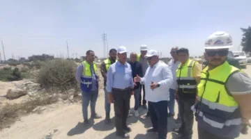 وزير الإسكان يراقب تقدم مشروع بناء القوس الغربي لمحور عمر سليمان في الإسكندرية