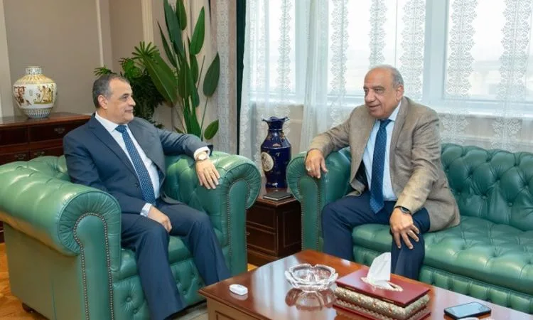 وزير الإنتاج الحربي ووزير الكهرباء يناقشان تأمين احتياجات شركات الكهرباء وزير الإنتاج الحربي ووزير الكهرباء يناقشان تأمين احتياجات شركات الكهرباء