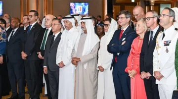 وزير التسامح يشارك في احتفالات السفارة الفرنسية بمناسبة عيدها الوطني.