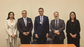 وزير التموين يلتقي مديرة المعهد البرازيلي الوطني لقياس الجودة والتكنولوجيا