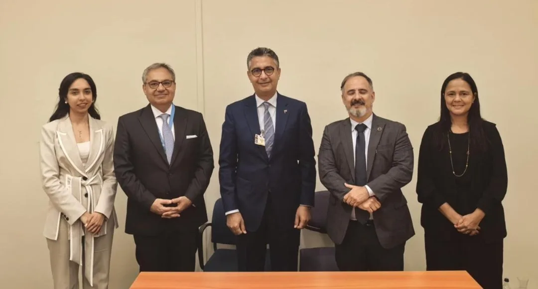 وزير التموين يلتقي مديرة المعهد البرازيلي الوطني لقياس الجودة والتكنولوجيا