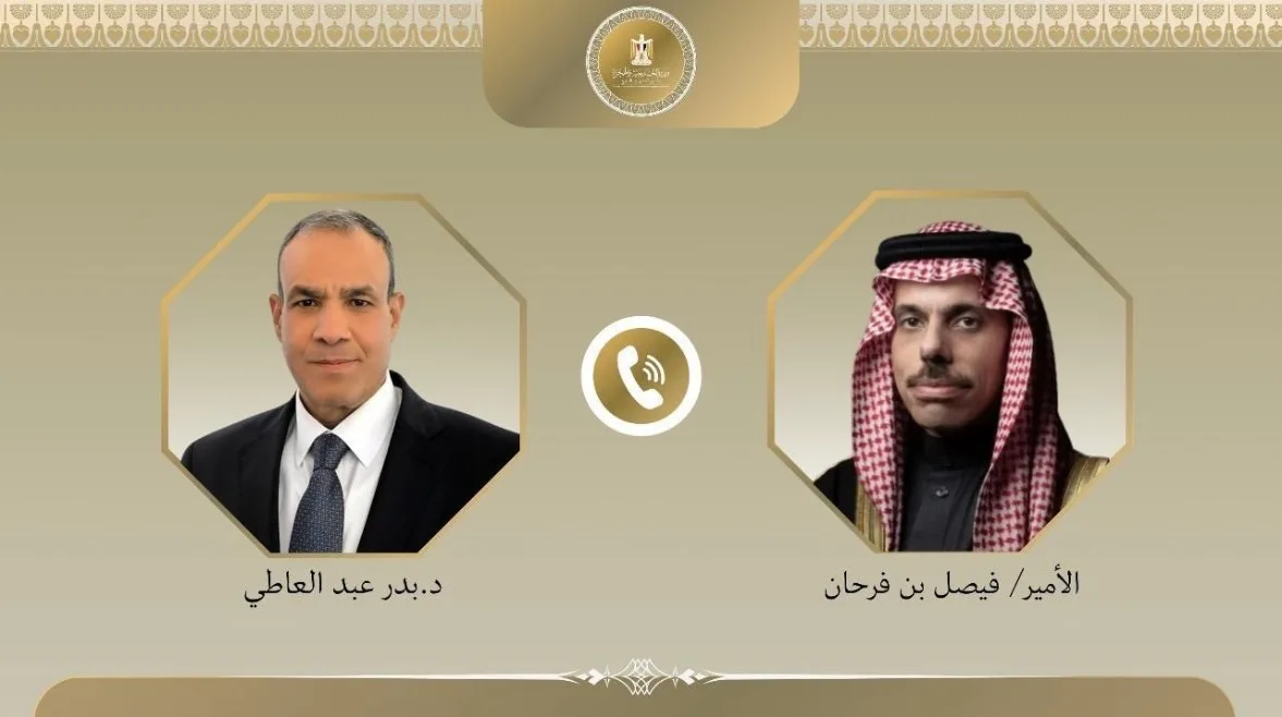 وزير الخارجية ونظيره السعودي يتناولان سبل تنفيذ الخطة العربية لإعادة إعمار غزة. وزير الخارجية ونظيره السعودي يتناولان سبل تنفيذ الخطة العربية لإعادة إعمار غزة.